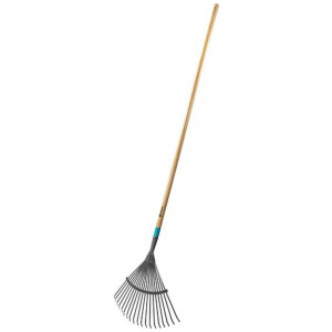 Грабли веерные Gardena ClassicLine 17202-20 с черенком из древесины FSC 100%