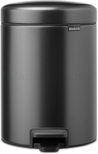 Мусорное ведро с педалью Brabantia NewIcon 233463, чёрное