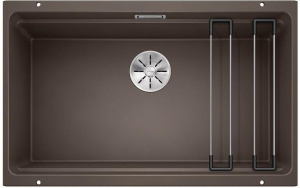 Кухонная мойка Blanco Etagon 700-U Silgranit PuraDur 525176, кофе