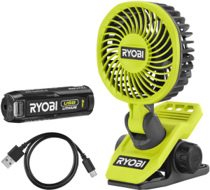 Аккумуляторный вентилятор RYOBI RCF4120G
