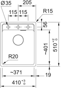 Кухонная раковина Franke Maris MRG 610-37 Rtl 114.0661.446, капучино