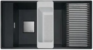 Кухонная раковина Franke Fresno FSG 611-88 114.0720.013, сланцево-серый