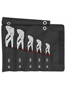 Набор шарнирно-губцевого инструмента Knipex 00 19 55 S4, 5 предм., черный