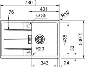 Кухонная раковина Franke Centro CNG 611-78 114.0687.321, оникс