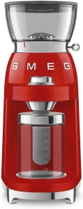 Кофемолка Smeg CGF03, красная