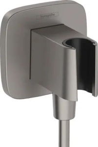 Соединительное устройство для шланга Hansgrohe Fixfit Q 26887340, черный матовый хром