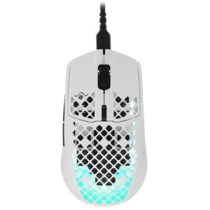Мышь проводная Steelseries Aerox 3 Snow 62603 белый