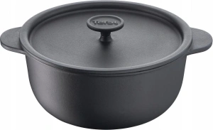 Чугунная кастрюля Tefal Tradition E2254404 с крышкой