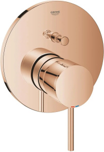 Смеситель скрытого монтажа Grohe Atrio 24066DA3, розовое золото