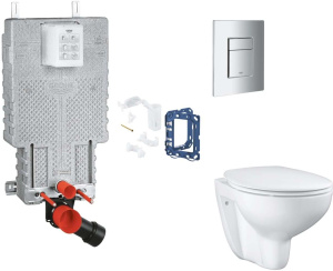 Комплект инсталляции Grohe Uniset Softclose Skate Cosmopolitan