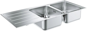 Мойка для кухни Grohe K500 31588SD1, нержавеющая сталь