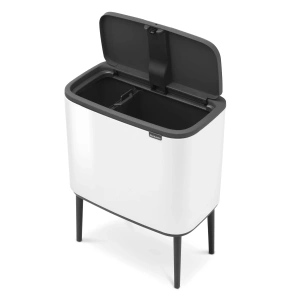 Мусорное ведро Brabantia Bo Touch Bin 313523 3×11л, черно-белое