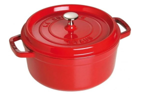 Чугунная жаровня Staub 2,2 л, 20 см, вишнёвая 40509-820-0