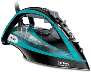 Утюг Tefal Ultimate Pure FV9844 черный/синий