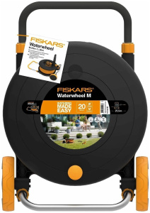 Катушка со шлангом ø1/2" и набором аксессуаров Fiskars 13мм 20м