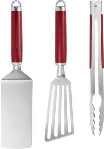 Набор кухонных принадлежностей для гриля KitchenAid Culinary Tools KAG930OHERE, красный