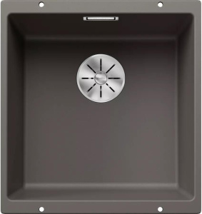 Кухонная Blanco Subline 400-U Silgranit вулканический серый InFino 527349