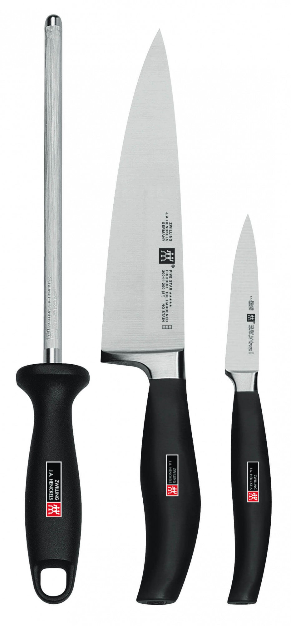 Набор из 2 ножей и точилки Zwilling Five Star 30114-000-0