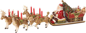 Новогодняя декорация Villeroy & Boch Christmas Toys Memory Олени Санта-Клауса 14-8330-9287