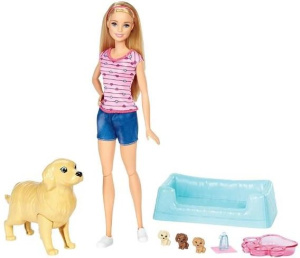 Набор кукол Barbie Рождение щенков