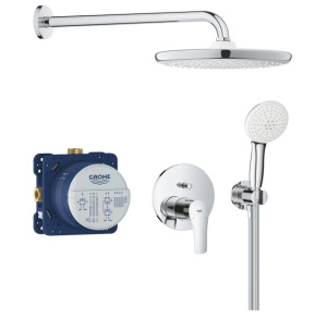 Душевая система Grohe Eurosmart Tempesta 250мм 25288000, хром