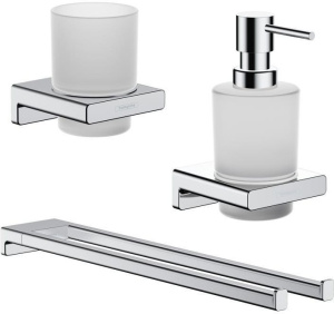Набор аксессуаров Hansgrohe AddStoris 41749000+41770000+41745000, хром