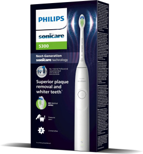 Электрическая зубная щетка Philips Sonicare 5300 HX7108/01, белый