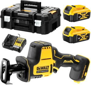 Аккумуляторная сабельная пила DeWALT DCS367P2, с АКБ и ЗУ