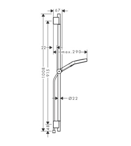Душевой набор Hansgrohe 28743700