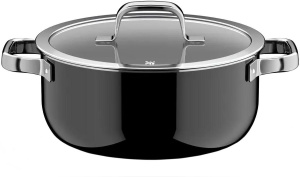 Кастрюля низкая WMF Fusiontec Mineral Pro Black 0518635290 24см