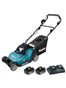 Газонокосилка Makita DLM382PT2 с АКБ 2 5,0 Ah и ЗУ