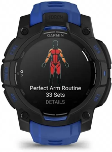 Смарт-часы Garmin Instinct 3 45mm Navy Blue Темно-синий