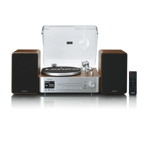 Музыкальный центр Lenco MC-860WDSI, серебристо-коричневый