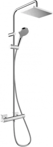 Душевая система Hansgrohe Vernis Shape 230 1jet с термостатом хром 26097000