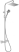 Душевая система Hansgrohe Vernis Shape 230 1jet с термостатом 26097000, хром