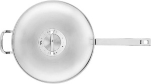 Вок стальной с ручкой и крышкой Fissler Wok Original Profi Collection 32cm (84898320000)
