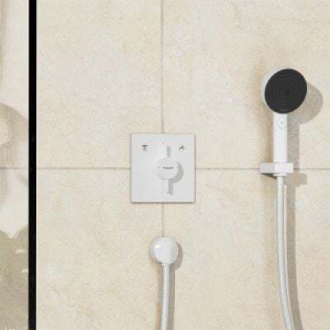 Смеситель для душа скрытого монтажа Hansgrohe Duoturn E 75417700, матовый белый