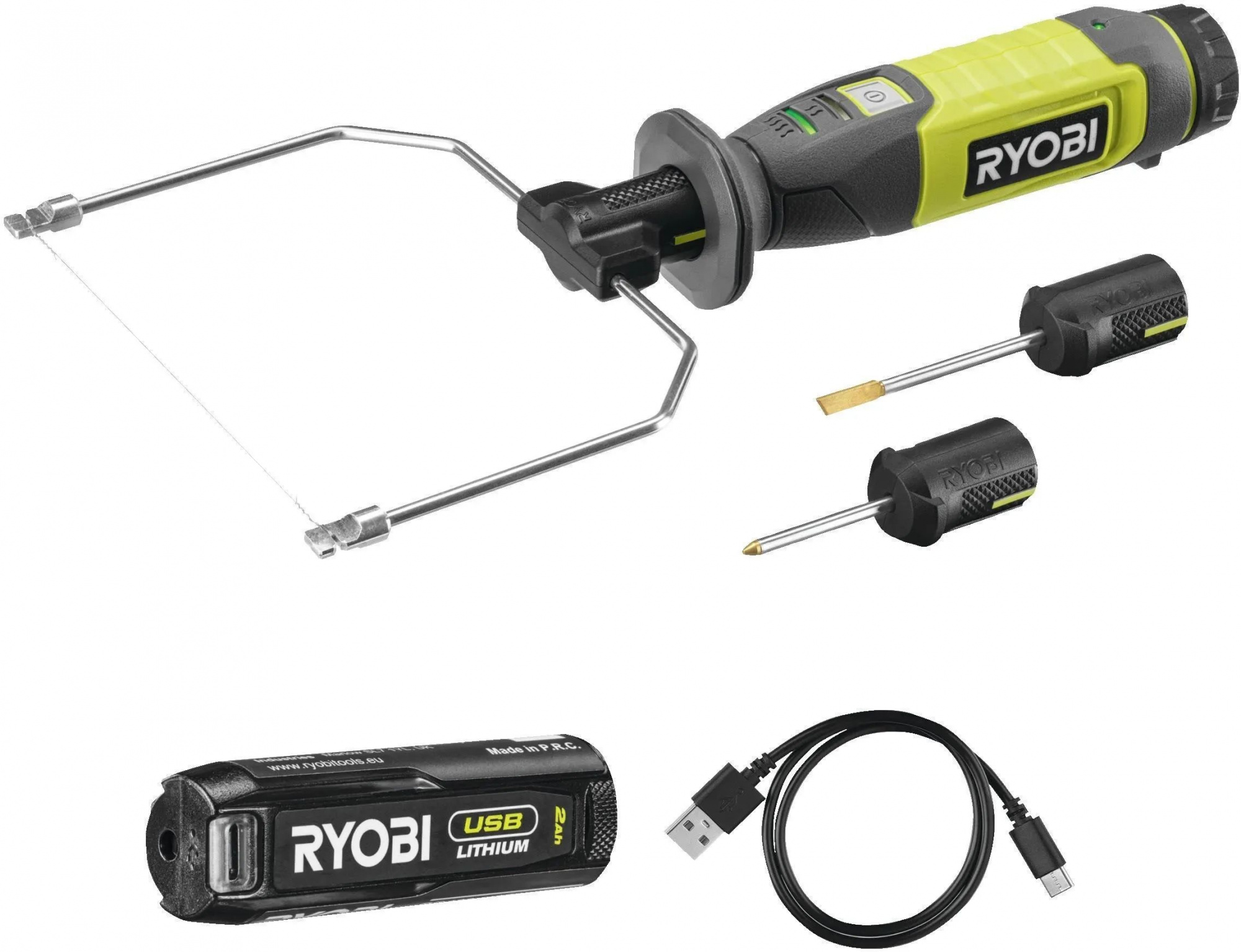 Тепловой нож Ryobi Ah - RHC4-120G с АКБ и ЗУ