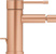 Смеситель для биде Grohe Essence 32935DL1, матовое розовое золото