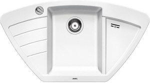 Кухонная мойка Blanco Zia 9 E Silgranit PuraDur 514750, белый