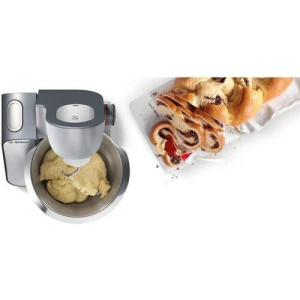 Кухонный комбайн Bosch MUM58365 1000 Вт, серый/серебристый