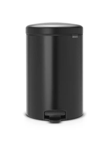 Мусорное ведро с педалью Brabantia NewIcon 114106 20л, матовое черное