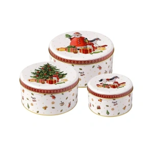 Набор банок для печенья Villeroy & Boch Winter Collage Accessories 3 предмета 35-9391-0089