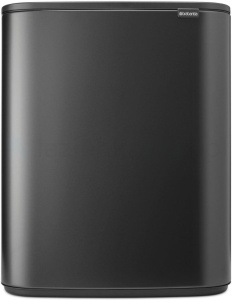 Мусорное ведро Brabantia Bo Touch Bin 233623 60л, серо-красное