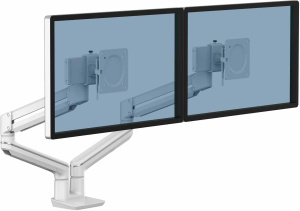 Кронштейн для двух мониторов Fellowes Tallo, серебристый
