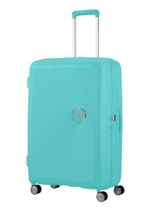 Чемодан American Tourister Soundbox 77см, 97 л, бирюзовый