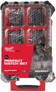 Набор оснастки для дрели Milwaukee PACKOUT органайзер Packout 4932499761