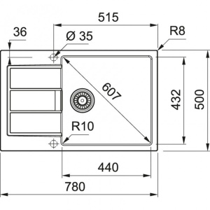 Кухонная раковина Franke Sirius 2.0 S2D 611-78 XL 143.0670.897, бежевый