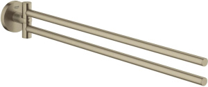 Двойной держатель для полотенец Grohe Essentials 40371EN1, матовый никель
