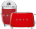Набор тостер+соковыжималка SMEG TSF01RDEU + CJF01RDEU красный